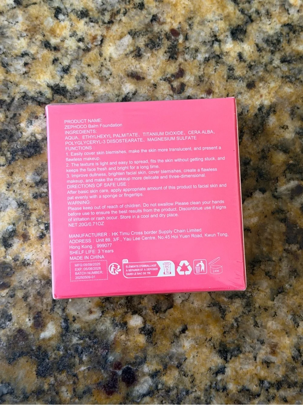 Zephoco Pink Balm Foundation